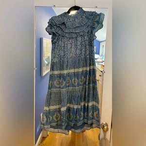 SEA Dress, size M, bluish/green